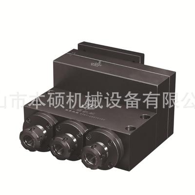 ER20/25/32端铣三轴动力头直销数控车床车铣复合头三轴联动