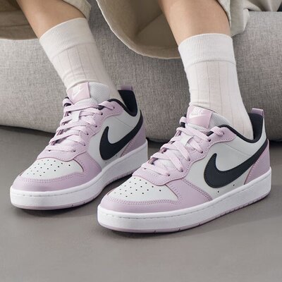 NIKE耐克CourtBorough板鞋樱花粉女鞋休闲舒适板鞋透气板鞋运动鞋
