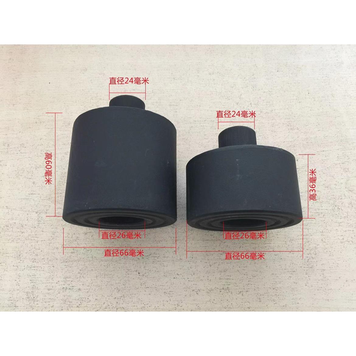 恒信80吨气动千斤顶配件100t120t加高垫顶头垫铁加长顶加高