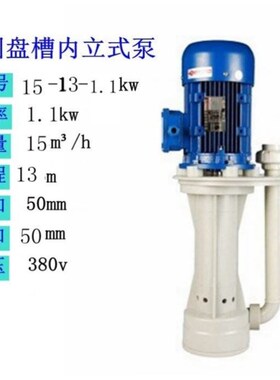 水泵带上水管FSYi40-18-1.5/FSY40-20-2.2耐酸碱液下泵PP3HP喷淋