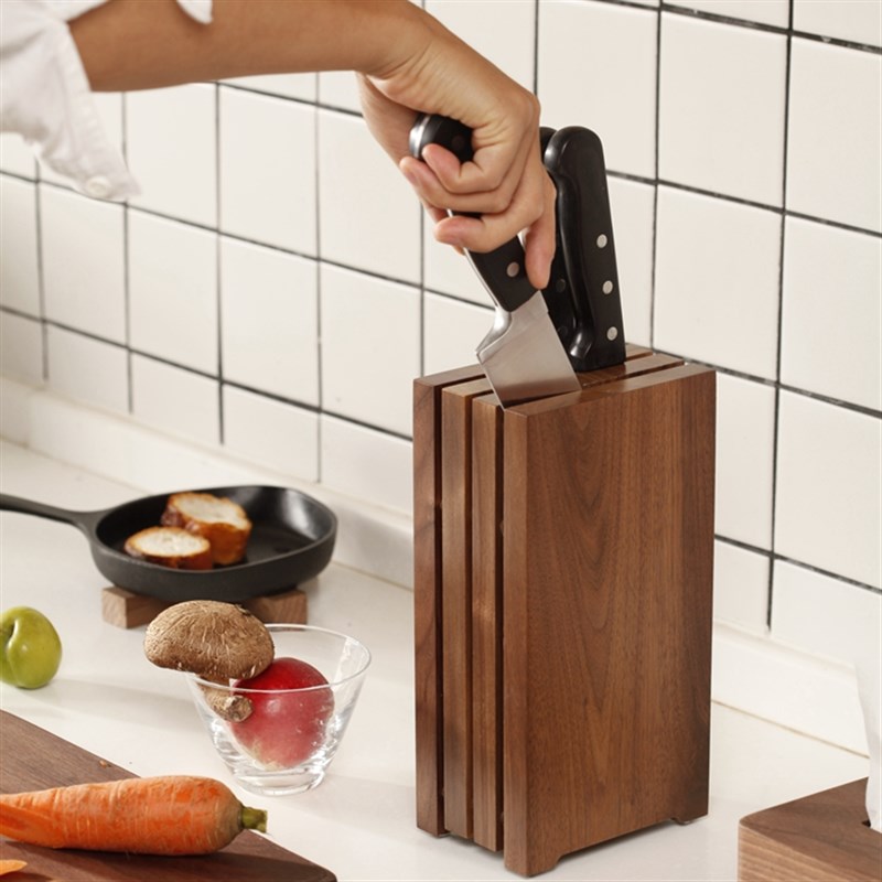 LUMBO良白/轻风刀架/实木制B刀座放刀架厨房置物架日式简约收纳架