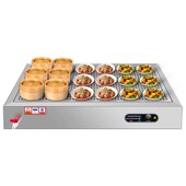 快餐保温台商用台式 n加热不锈钢保温熟食卤肉热卤小碗菜台蒸菜台