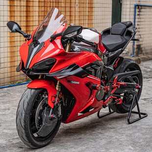 适用钱江赛800赛800RtS赛600RS改装件碳纤维头罩小盖装饰盖