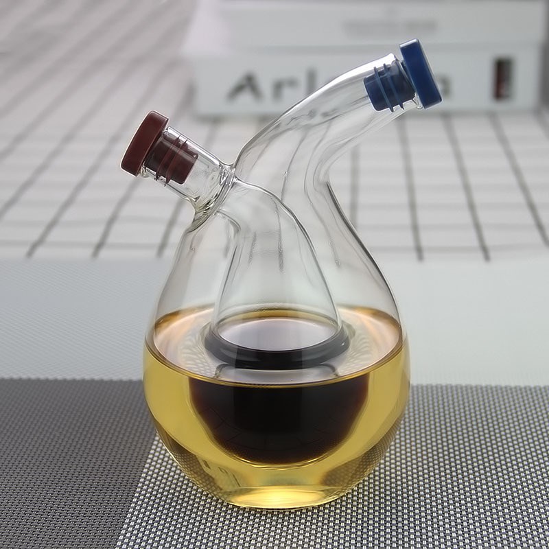 香油瓶小醋瓶g装厨房用品 玻璃280l酱油瓶 玻璃油壶罐调料瓶
