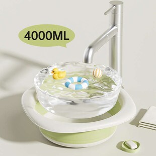 妙然婴儿折叠洗脸盆家用塑料洗脚面E盆儿童洗屁屁洗脚孕妇盆子3只