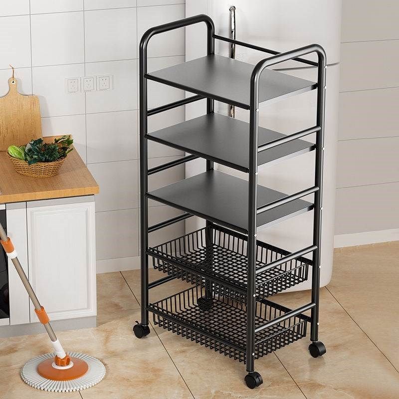 厨房置物架落地多层微波炉架子家用货架锅架N蔬菜篮推车收纳储物,厨房/烹饪用具,微波炉置物架,淘宝优惠券,粉丝福利购,淘宝优惠卷