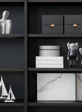 高档轻奢酒柜摆件套装客厅书柜玄B关电视柜样板房办公室家居软装