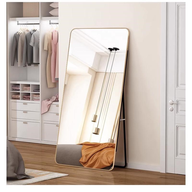 全身镜服装店镜子显瘦美颜立体穿B衣镜落地镜家用网红直播试衣镜