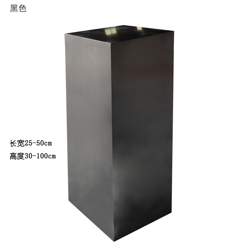 艺术品工艺品f雕塑金属展示台铁艺圆柱底座高端私订制商品摆件基