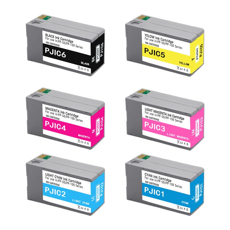 适用爱普生PdP-100打印机PP-100N PP-50墨盒PP-50BD  PJIC6(K墨水