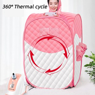 1.7L Steam Sauna Portable Spa BRoom Home Beneficial Full Bod