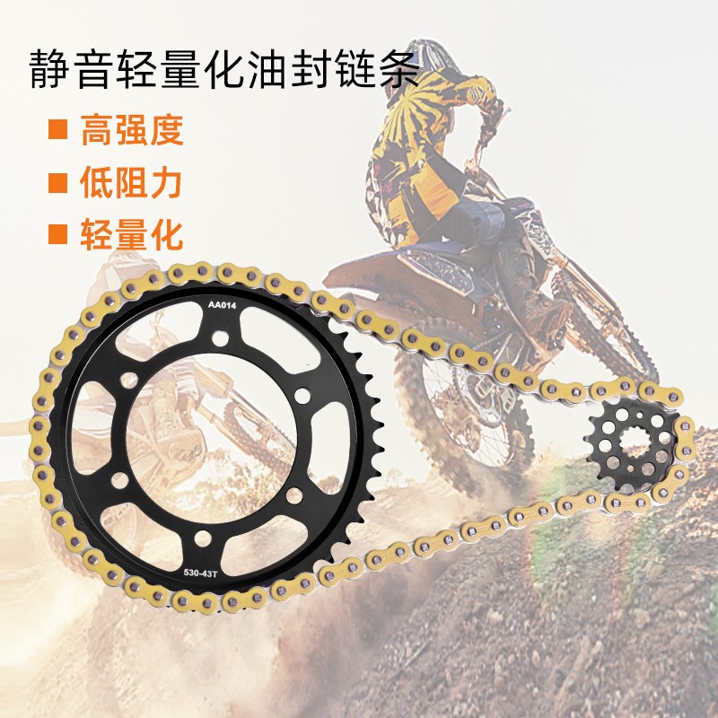 适用川崎GPZ/GkPX500/600摩托车大小飞齿轮静音油封炼条套炼配件