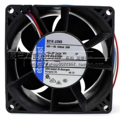 德国8218 J/JN/2NP/2H3/2H4P/JH3/JH4 8038W 48V散热风扇