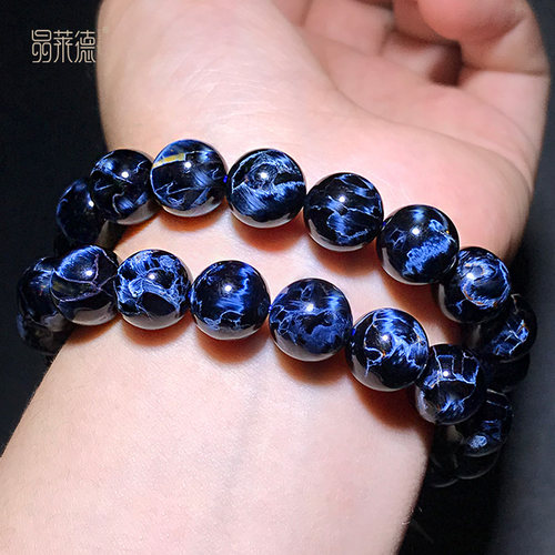 天然纳米比亚彼得石手串猫眼石