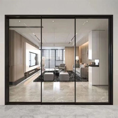 客厅厨房阳台门定制单门客厅出租屋楼顶加厚厨P房三联推拉重型简