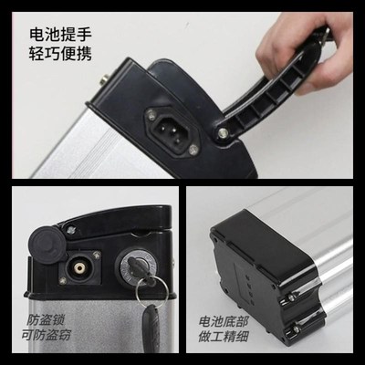 代驾折叠车48V锂电池大容量超长续航外卖L骑手电动车专用内置电瓶