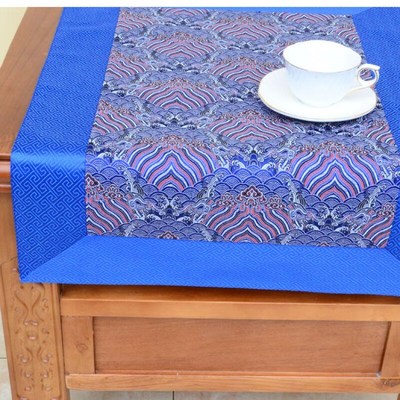 藏式民族风餐桌布茶几布藏传佛堂装饰抄经L垫布盖经布供桌布佛台