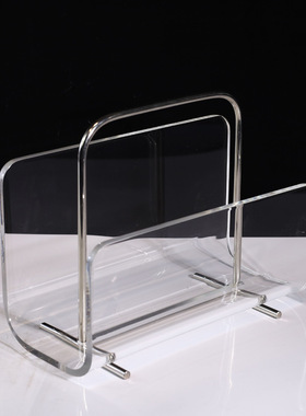 现代极简b摆件酒店售楼处家居书房客厅简约装饰品亚克力书架杂志