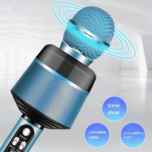 Wireless Karaoke Microsphone Portable Bluetooth Microphone W