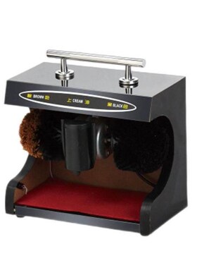 安大侠全自c动擦鞋机多功能酒店公用电动擦皮鞋机钢琴黑380*360*2