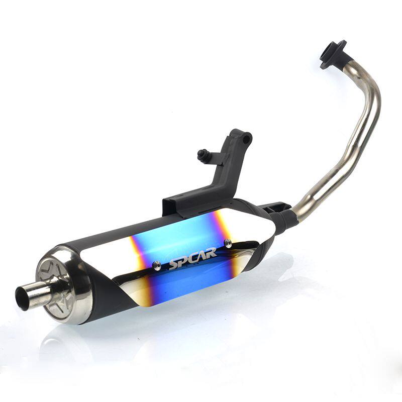 包邮踏板摩托车改装排气管福喜巧格GY6鬼火125 SC回压直排管