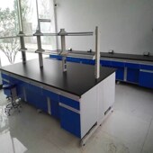 实验室试剂架铝玻边台中央台试y剂存放架实验台工作X台玻璃药品架