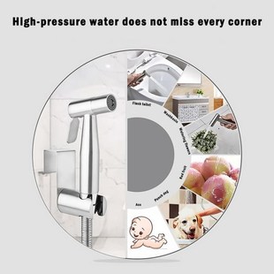 Recableght Stainless Steel Bidet Sprayer DurOable Anti-Rust