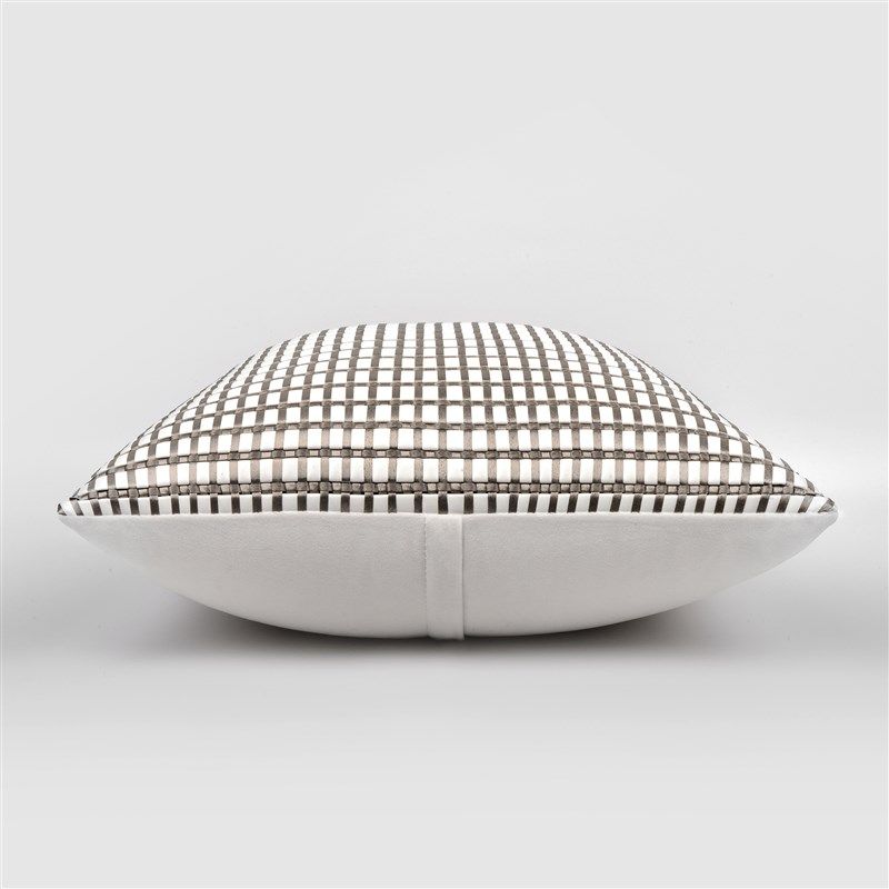 现代轻奢白棕色抱枕编辑混纺高级C感客厅沙发靠枕定制酒店床上方,居家布艺,靠垫/抱枕,淘宝优惠券,粉丝福利购,淘宝优惠卷