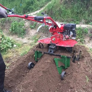 蒙驰微耕机带起g垄器松土机开沟犁耕地起垄机培土开沟刀23 32轴小