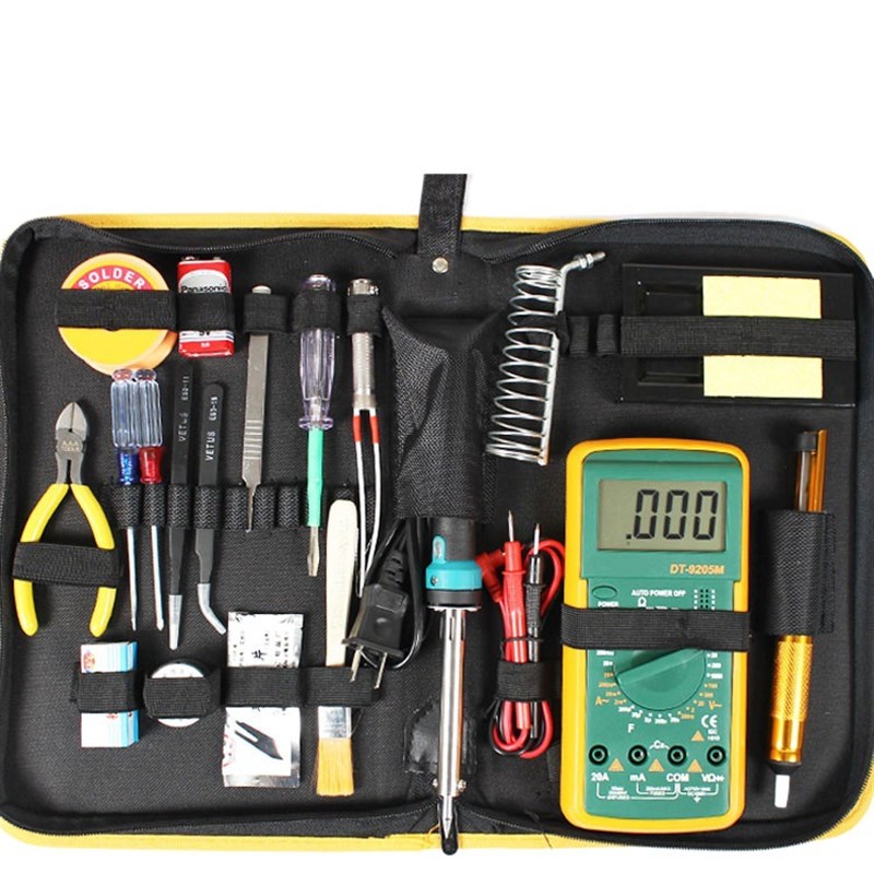 万用表电烙铁家用l电焊笔电洛络铁工具包电子维修学生焊锡工具套