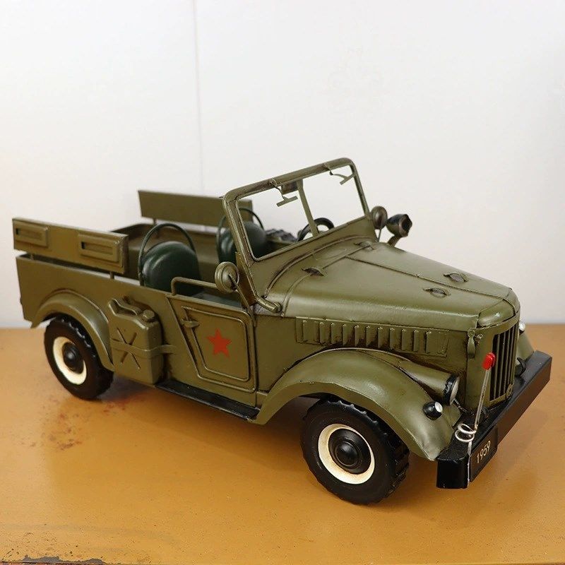 二战嘎斯卡车汽车模型复古手工艺运输车摆件家居V收藏品橱窗摆设,家居饰品,装饰摆件,淘宝优惠券,粉丝福利购,淘宝优惠卷