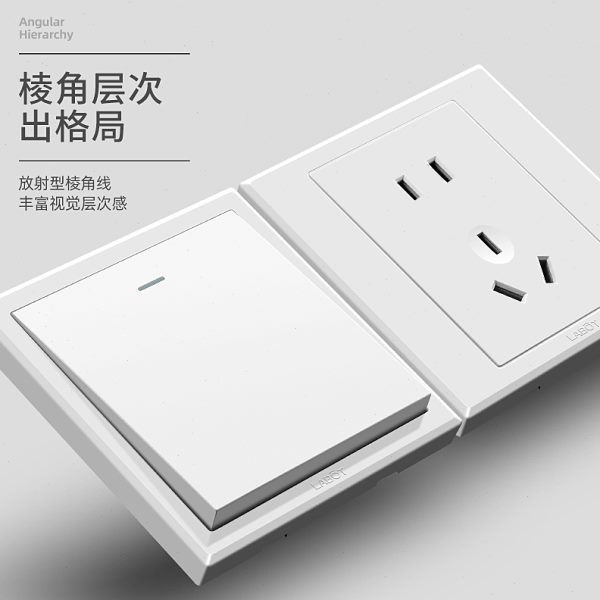 拉伯塔家用86型暗装风扇吊节扇调速器220V无极变速调速开关面板