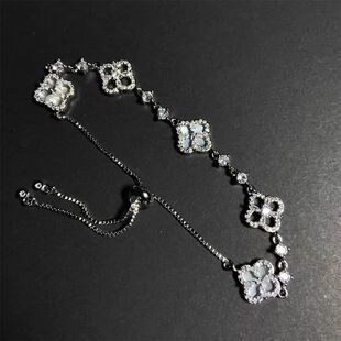 Vintage古著 【Silver four-leaf 】手链
