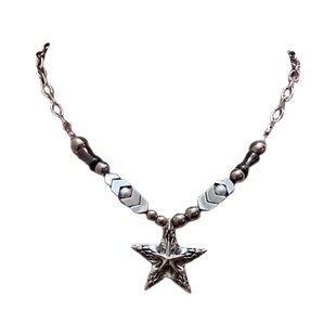 复古五角星y2k辣妹亚文化项链高级感轻奢小众设计嘻哈潮配饰女男