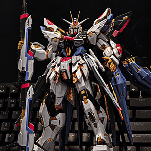 万代适用高达拼装模型强袭自由hg巴巴托斯独角兽机甲手办积木玩具