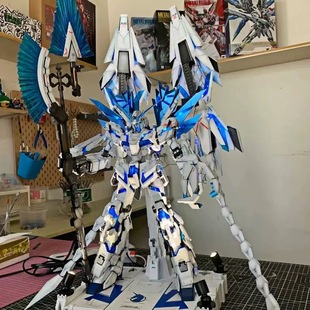 万代适用高达拼装模型独角兽强袭自由命运HG红异端元祖布鲁可积木