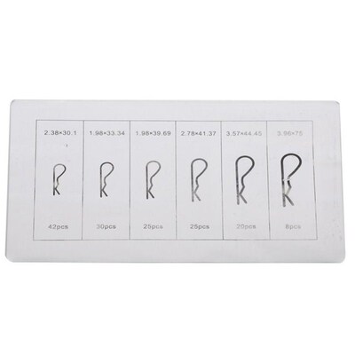 150pcs 555pcs fasteners R type split cotter piQn safety cott
