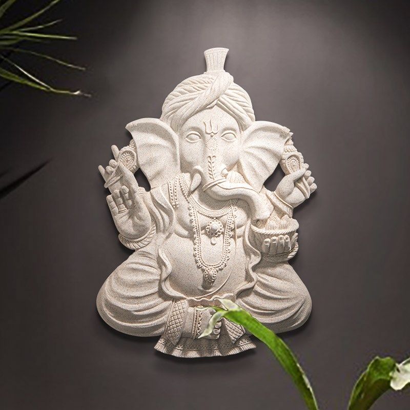 东南亚泰国仿g砂石工艺品客厅墙面装饰挂件玄关树脂壁饰象鼻神摆,家居饰品,壁饰,淘宝优惠券,粉丝福利购,淘宝优惠卷