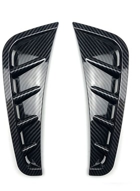 适用奔驰C级 2019+ W205 C180LE C260L前杠进气口风刀外饰车贴改