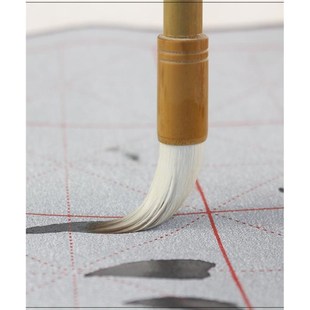 新毫精品兼短大峰毛笔狼羊兼毫中小楷书毛行书毛笔笔X鸡距笔蒜头