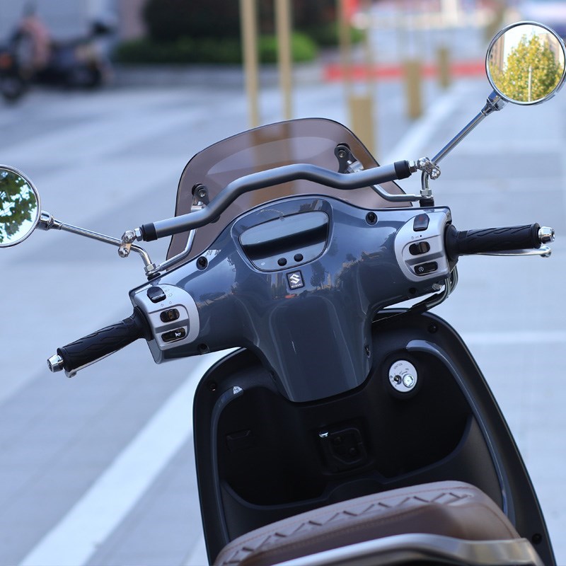 适用于铃木us125改装配件前风挡 竞技挡风板 N摩托车改装挡风US12