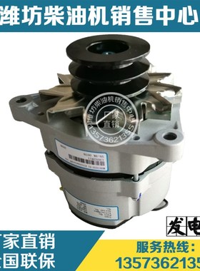 潍柴226B道依茨发动机WP4柴油机WBP6原厂配件13052811交流发电机