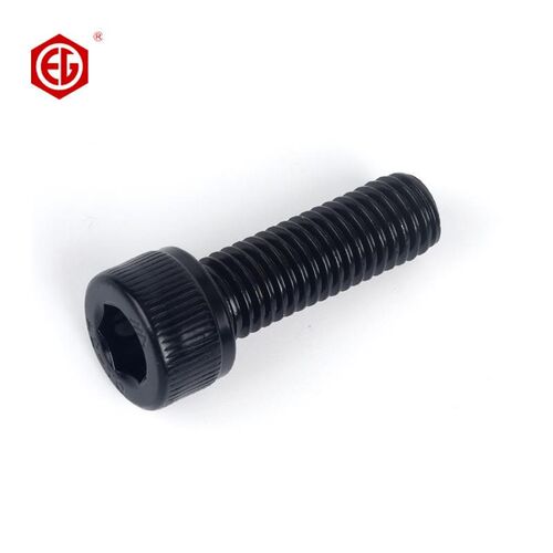 黑色DIN912全牙螺钉12.9级全牙内六C角螺丝M6M8M12M14M16细牙全牙