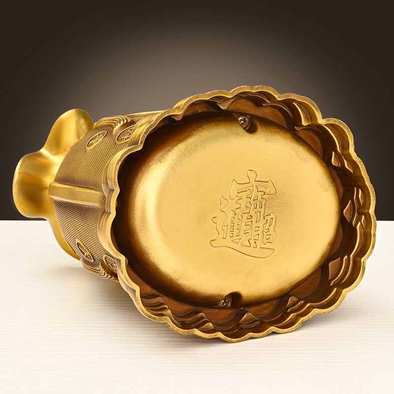 极速纯铜存钱罐摆件金钱袋聚宝盆客厅店铺装饰品送礼开Z业福袋储,家居饰品,装饰摆件,淘宝优惠券,粉丝福利购,淘宝优惠卷