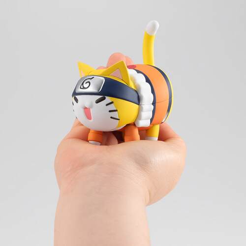 火影鸣人猫爬行摆件12