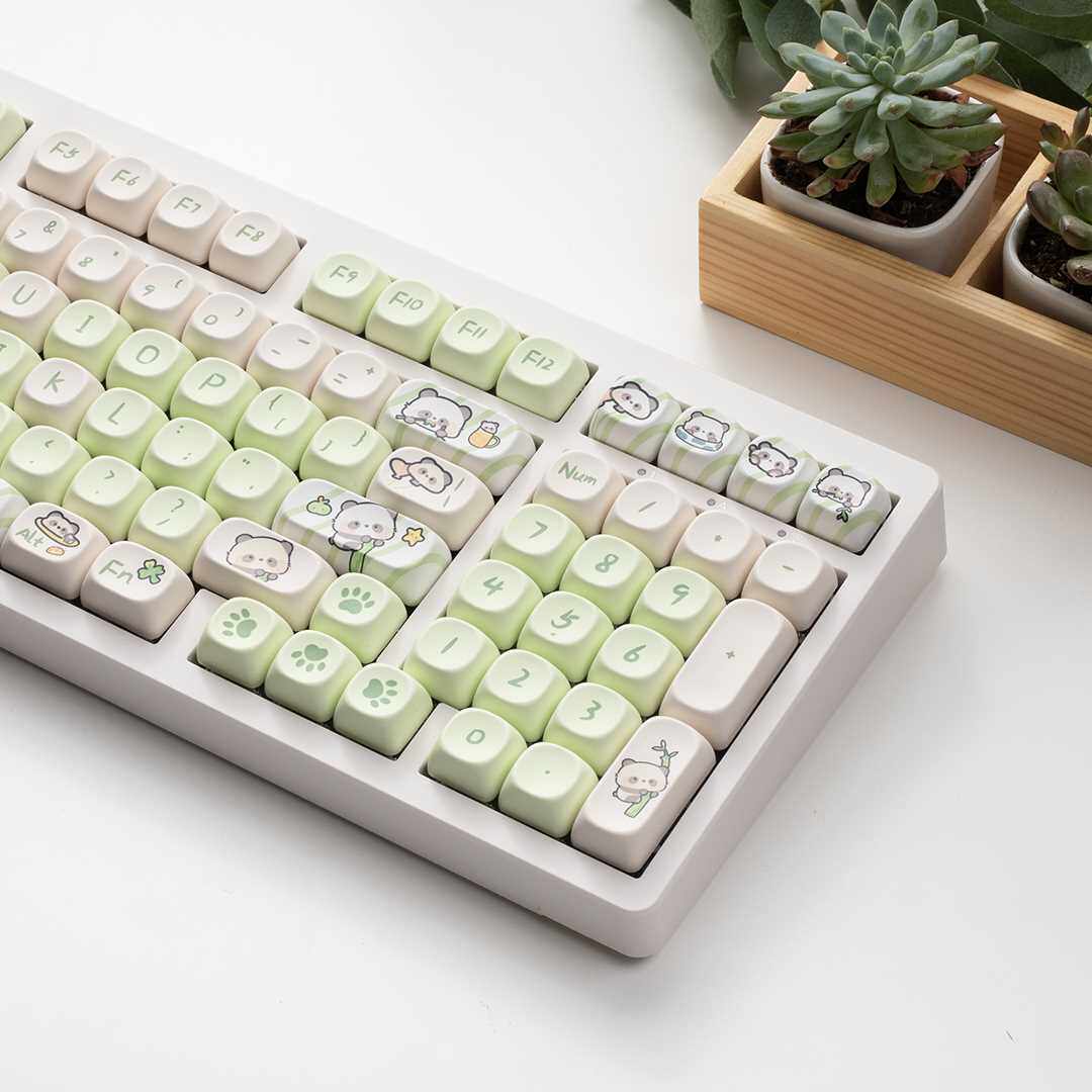 漫步猫m98机械键盘客制化套件gasket结构三模无线石子音麻将音