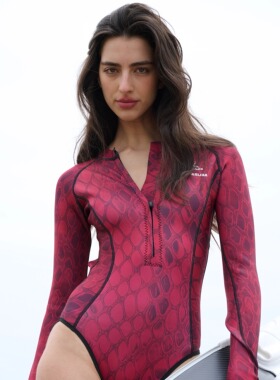 KAYASUBA冲浪潜水湿衣 潜水服 露背 修身显瘦连体湿衣 赤焰系列