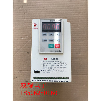 拆机亚泰变频器YTB0007G2S2A (B2B-G) 0.75KW 220V 实物图 已测试