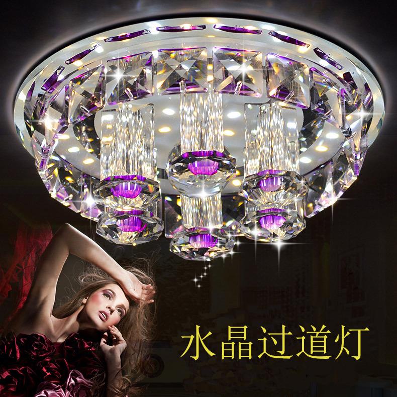 书房灯阳台玄关过道吸顶灯简约创意进户门灯入户灯现代筒灯嵌入式