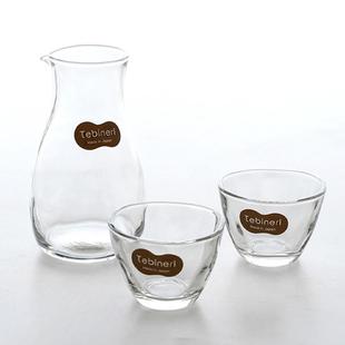 家用白酒分酒器烧酒杯 aderia石冢硝子清酒杯日本进口玻璃酒具日式